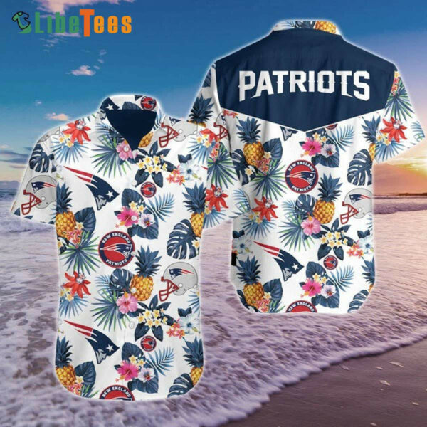 Sport-Team New England Patriots Hawaiian Shirt Pineapple And Helmet - Perfect Gifts For Your Loved Ones