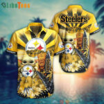 Sport-Team Pittsburgh Steelers Hawaiian Shirt Baby Yoda And Logo - Perfect Gifts For Your Loved Ones