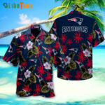Sport-Team New England Patriots Hawaiian Shirt Coconut Floral - Perfect Gifts For Your Loved Ones