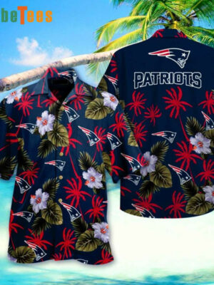 Sport-Team New England Patriots Hawaiian Shirt Coconut Floral - Perfect Gifts For Your Loved Ones