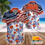 NFL Cleveland Browns Hawaiian Shirt Flag Us Style Gift For Fans Football Lover - Rugby Fan Store