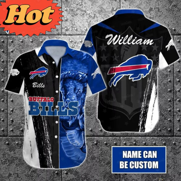 Personalized Buffalo Bills Warrior Spirit Hawaiian Shirt - TeeAloha