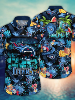 Tennessee Titans NFL Flower Hawaii Shirt And Tshirt For Fans, Summer Football Shirts NA49548